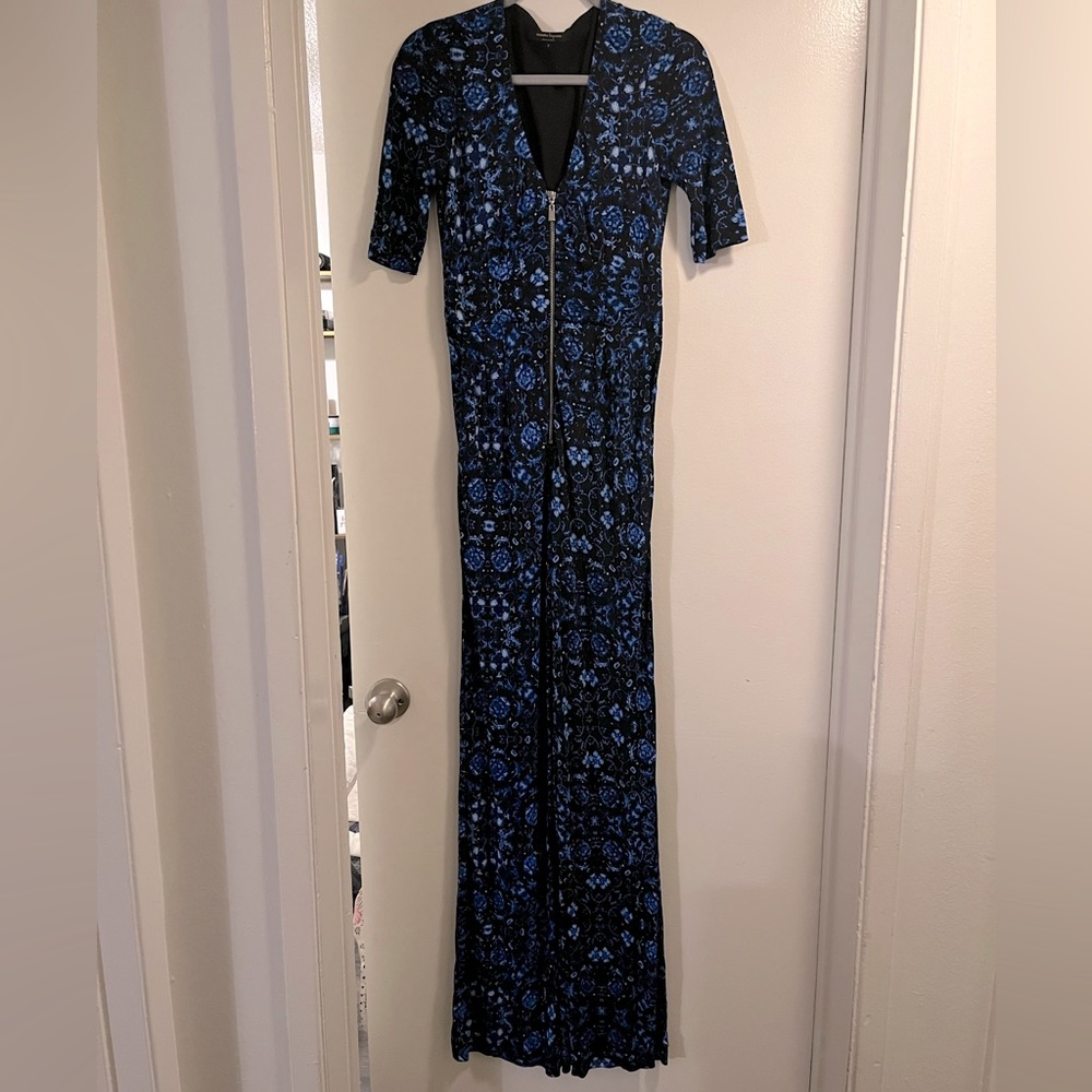 Nanette Lepore Stretchy Floral Jumpsuit